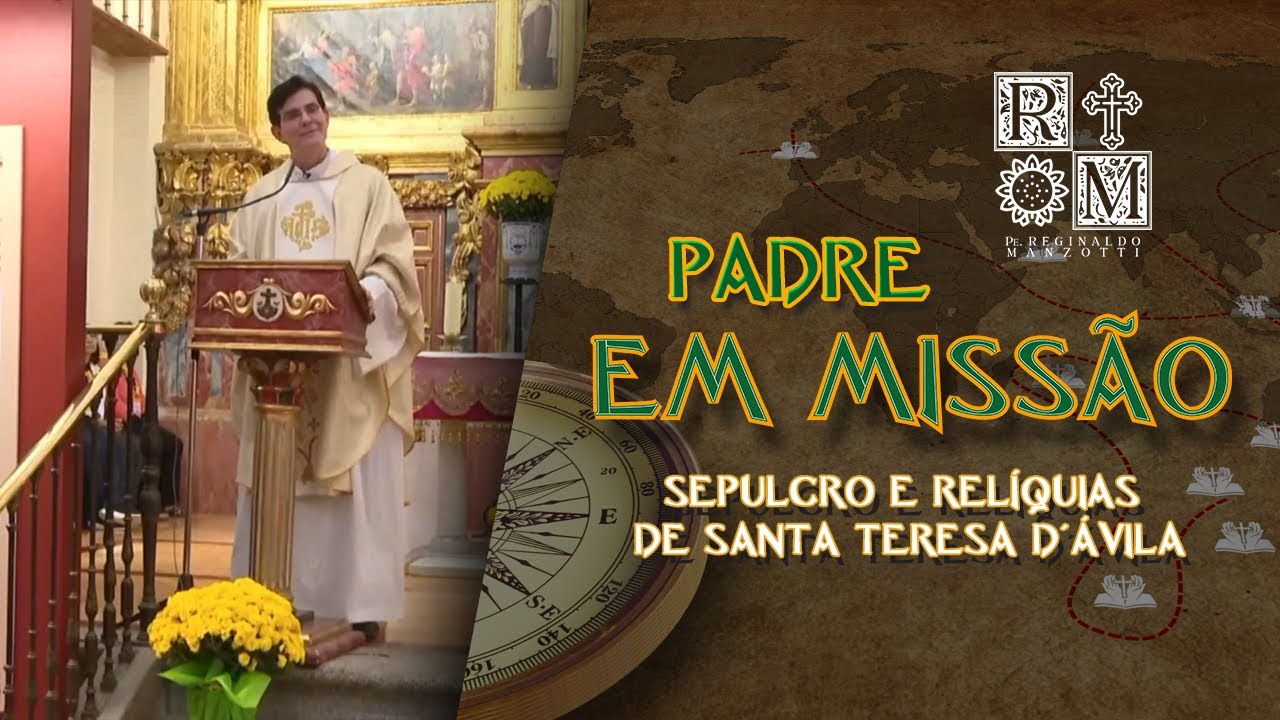 SEPULCRO E RELÍQUIAS DE SANTA TERESA D´ÁVILA | PADRE EM MISSÃO | @PadreManzottiOficial
