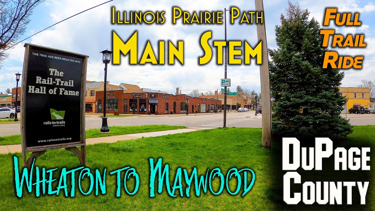 Illinois Prairie Path: Main Stem: Full Trail - Round Trip - Late April 2022
