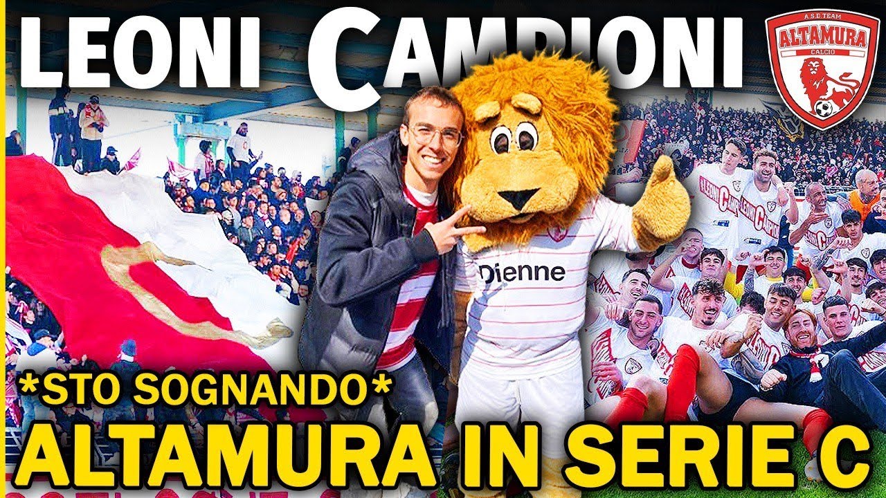 😭🦁 *STO SOGNANDO * L’ALTAMURA è in SERIE C‼️ L’IMPRESA STORICA della SQUADRA della MIA CITTÀ!