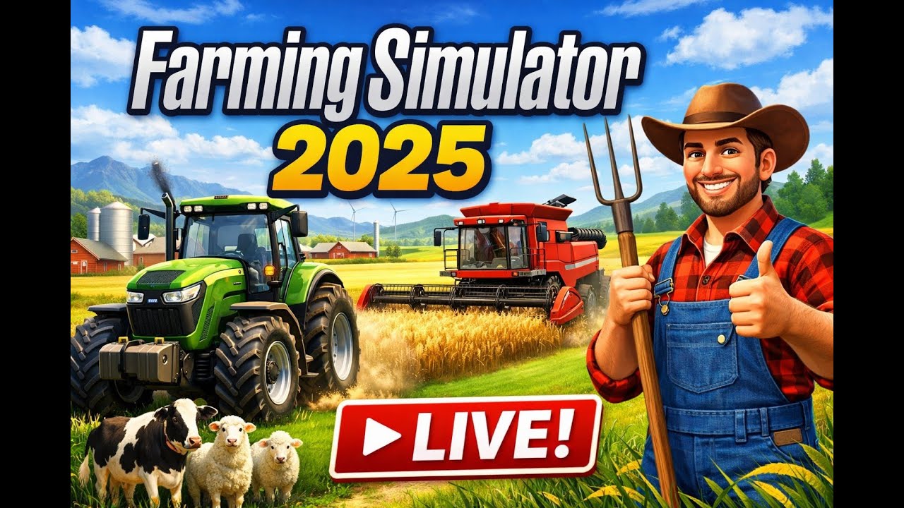 🌾 Farming Simulator 2025 – Viața la Fermă LIVE! 🚜