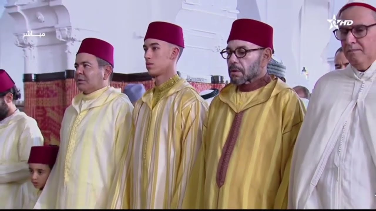 🔴مباشر صلاة العيد الملك محمد السادس من مسجد المحمدي الدار البيضاء 22/04/2023