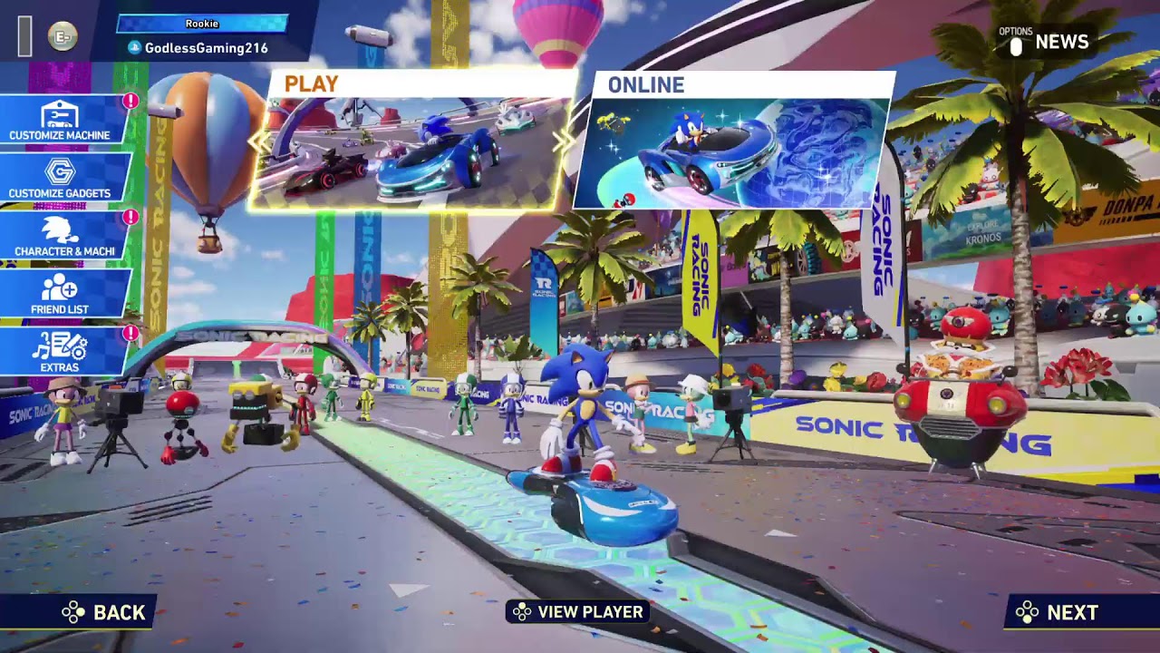 Sonic racing cross Worlds Tuesday Livestream