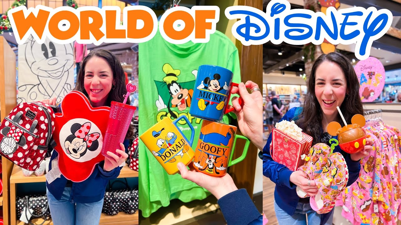 WORLD OF DISNEY Huge New Merch Drop! January 2024 | Disney Parks Merch | Walt Disney World Shopping