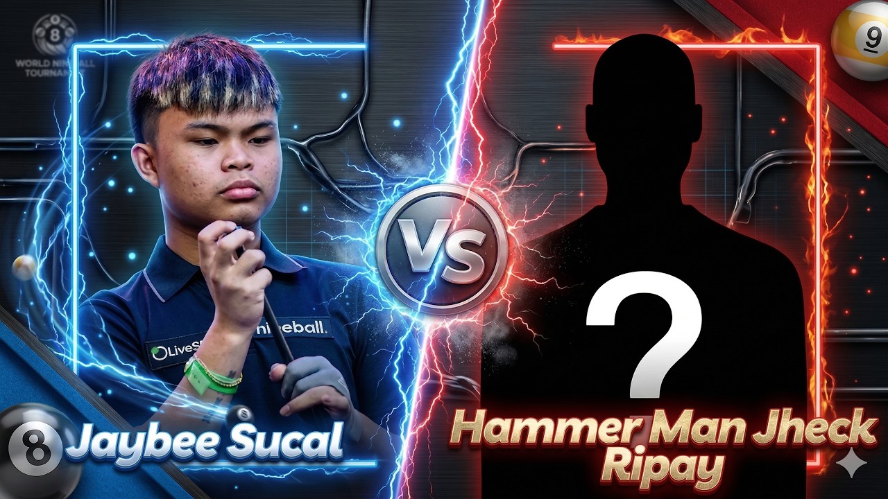 Billiards pool 10 ball | Jaybee Sucal vs Hammer Man Jheck Ripay | Race 9