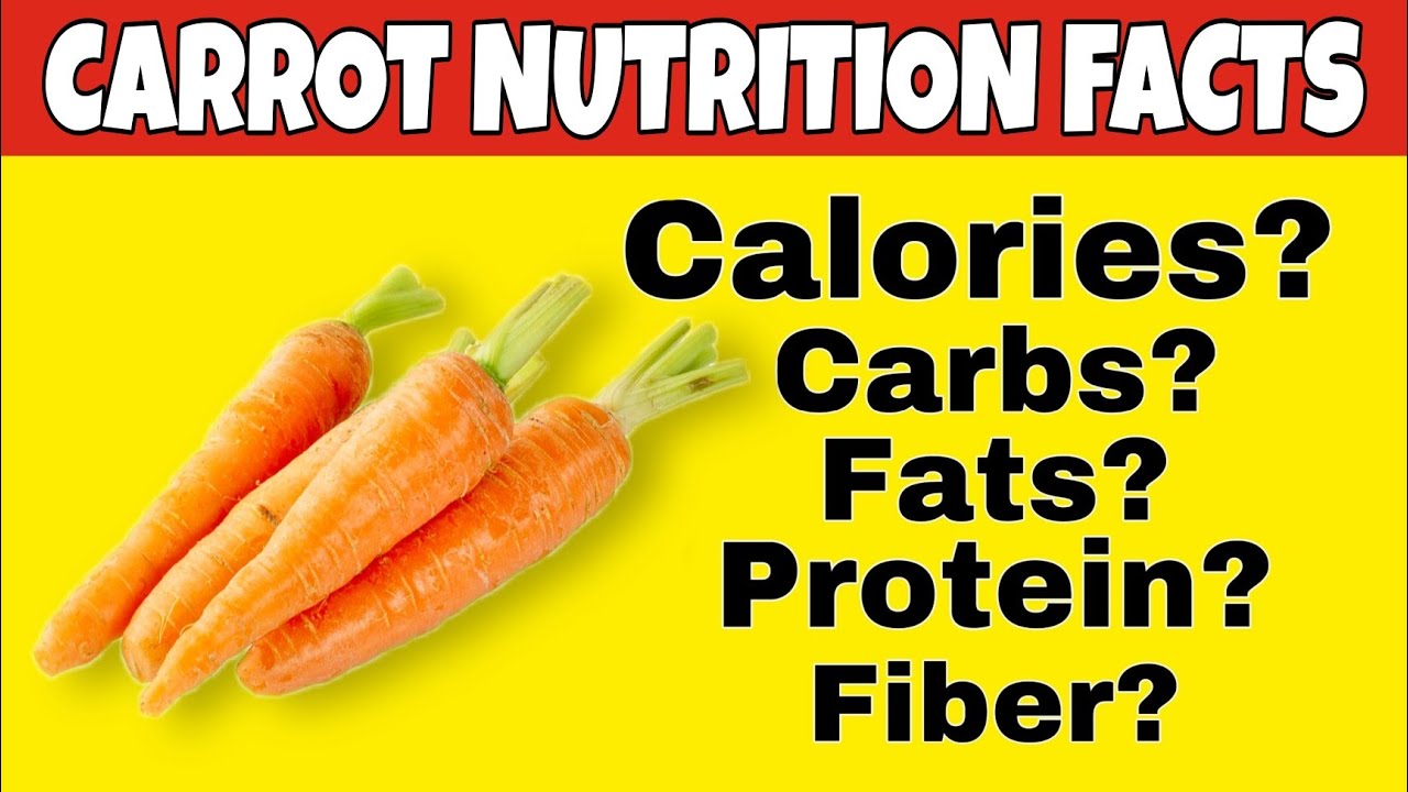 ✅ Nutrition Facts of Carrots || Health Benefits of Carrots