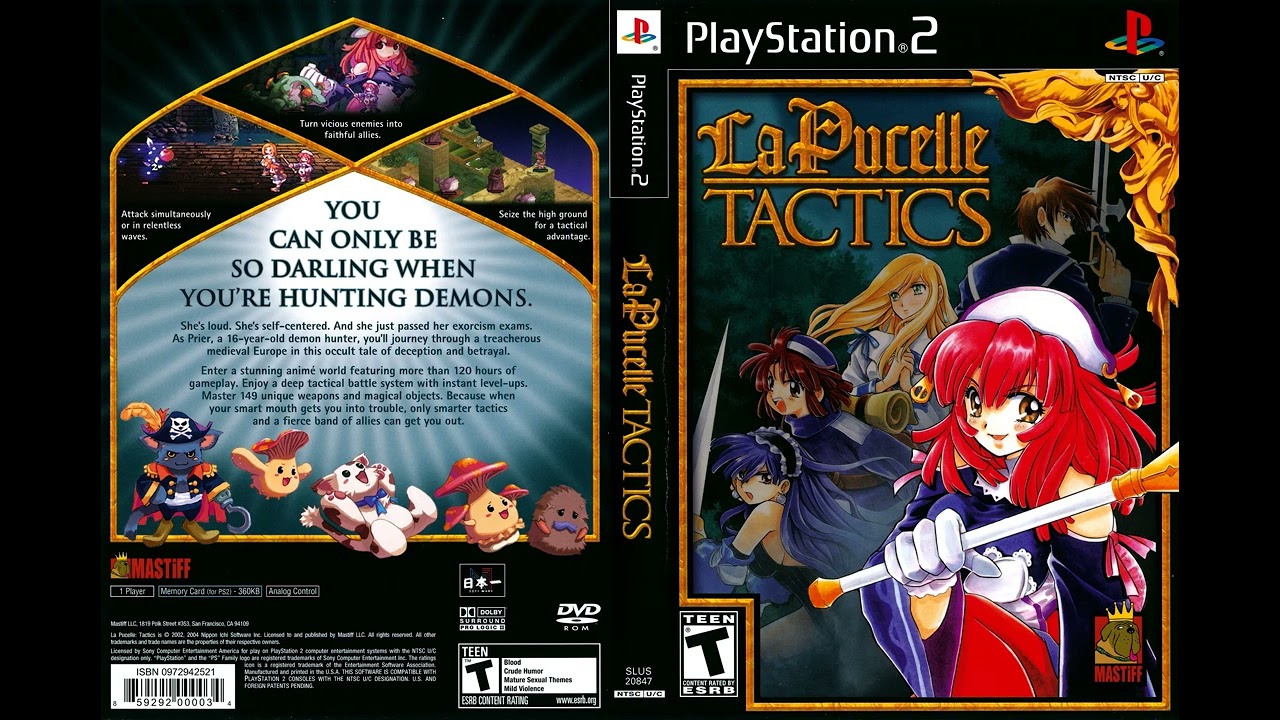 La Pucelle Tactics PS2 Solitaire