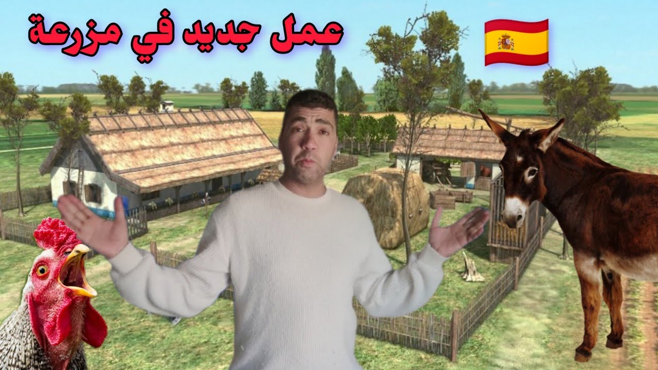 عمل جديد في مزرعة 🇪🇸