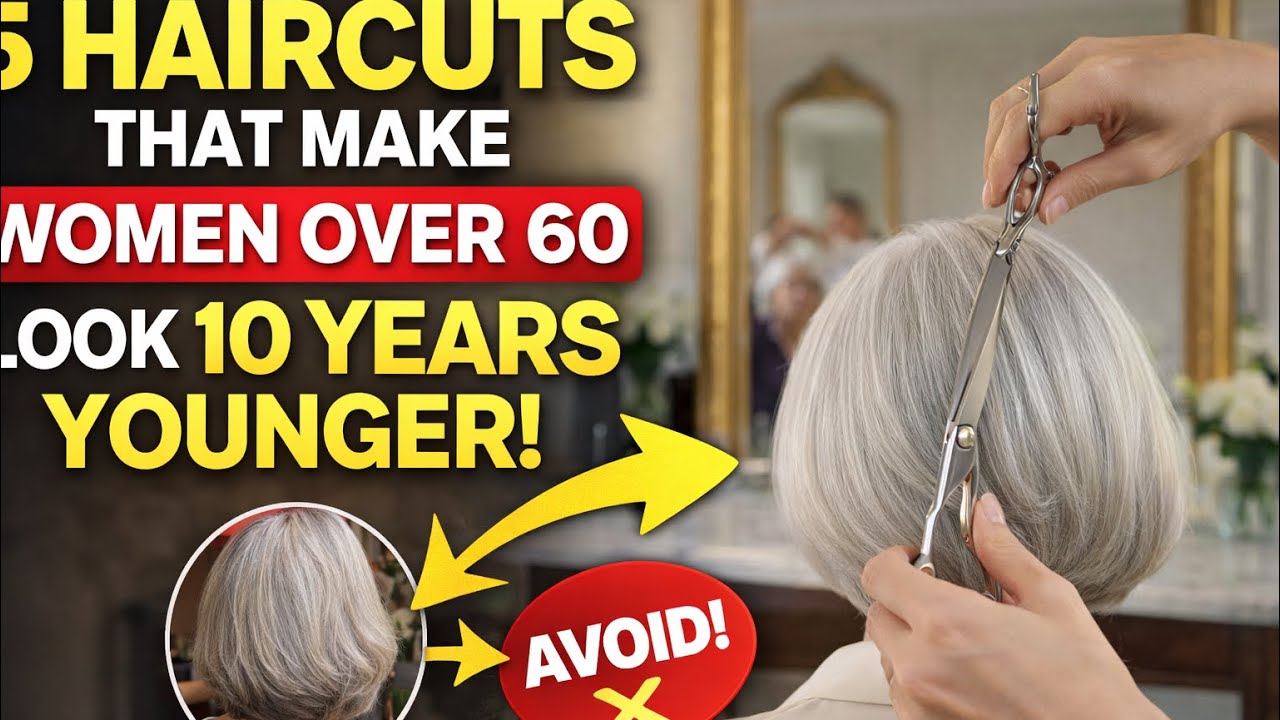 5 Haircuts That Make Women Over 60 Look 10 Years Younger (Stylists Agree!)