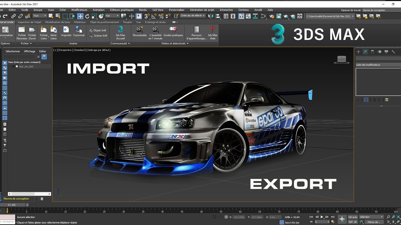 🛠Assetto Corsa - 3DS Max IMPORT/EXPORT Car modding 🛠\ Tuto 🇫🇷