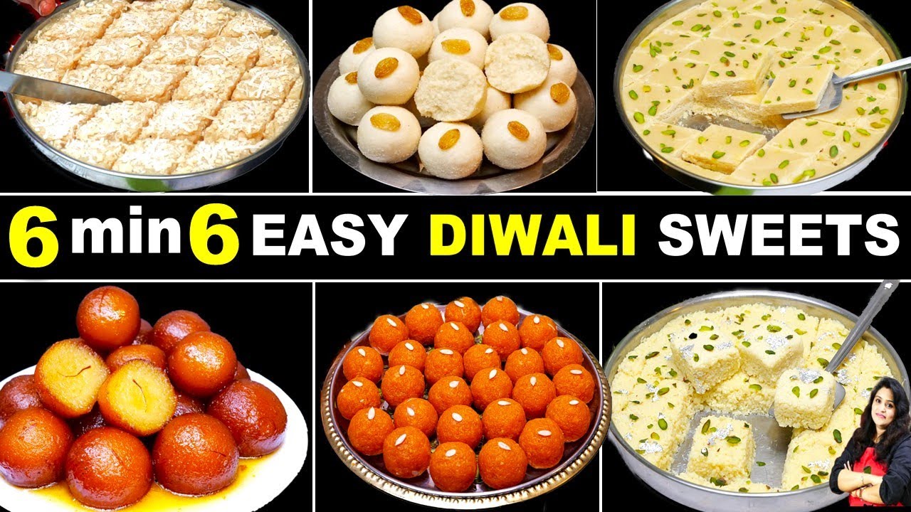 बिना ज्यादा खर्च के बहुतआसानी से बनाएं 6दिवाली स्वीट्स जो दिल जीते ! 6 Perfect Diwali Sweets Recipes