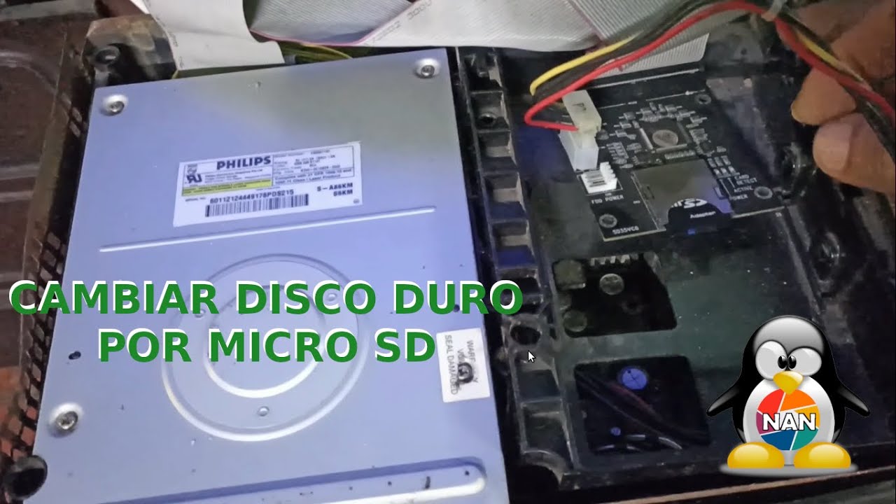 04 Xbox Clasico instalar microSD con adaptador IDE a SD