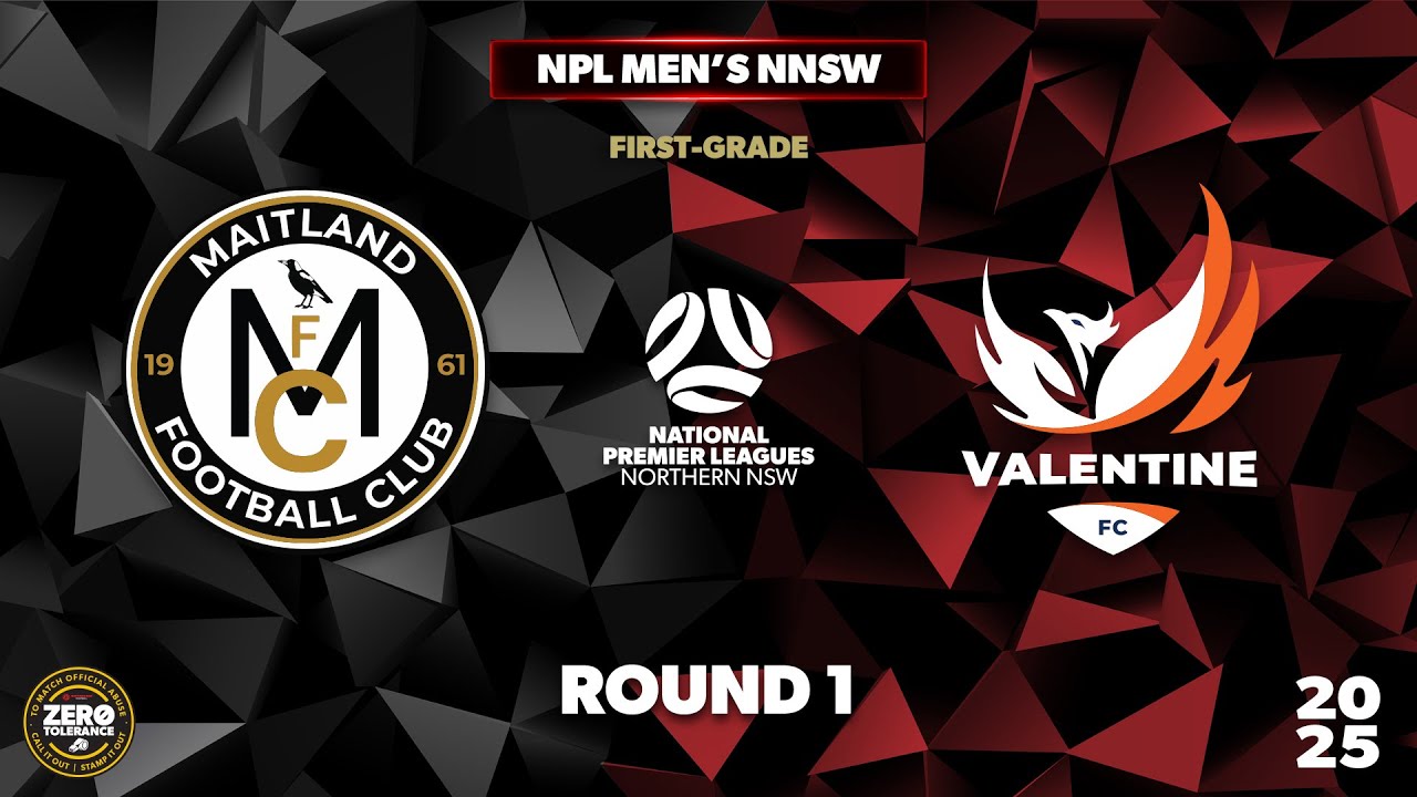 NPL Men's NNSW Round 1 First Grade - Maitland FC v Valentine FC
