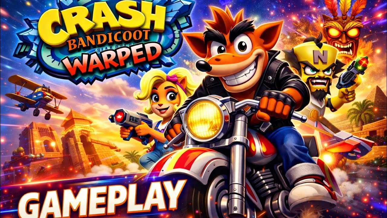 Game play -Crash Bandicoot N. Sane Trilogy
