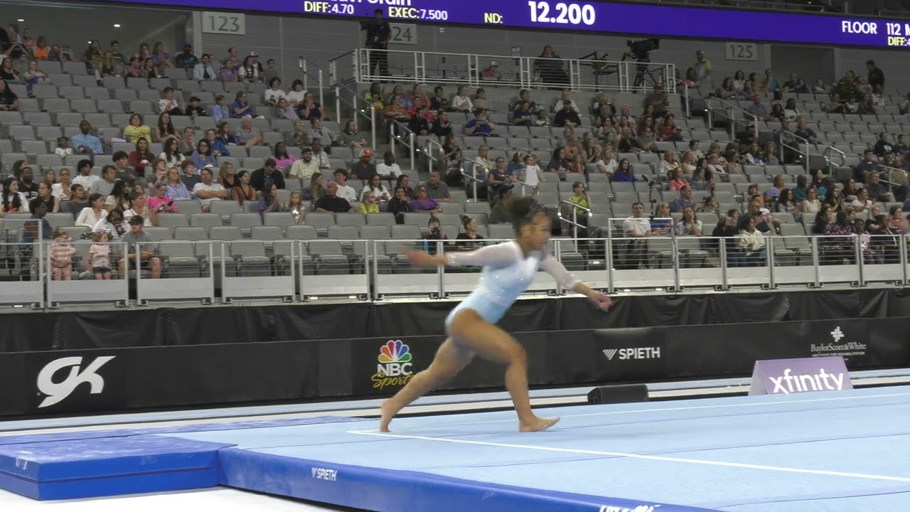 CaMarah Williams  - Floor Exercise  - 2024 Xfinity US Championships  - Women Session 1 Day 1