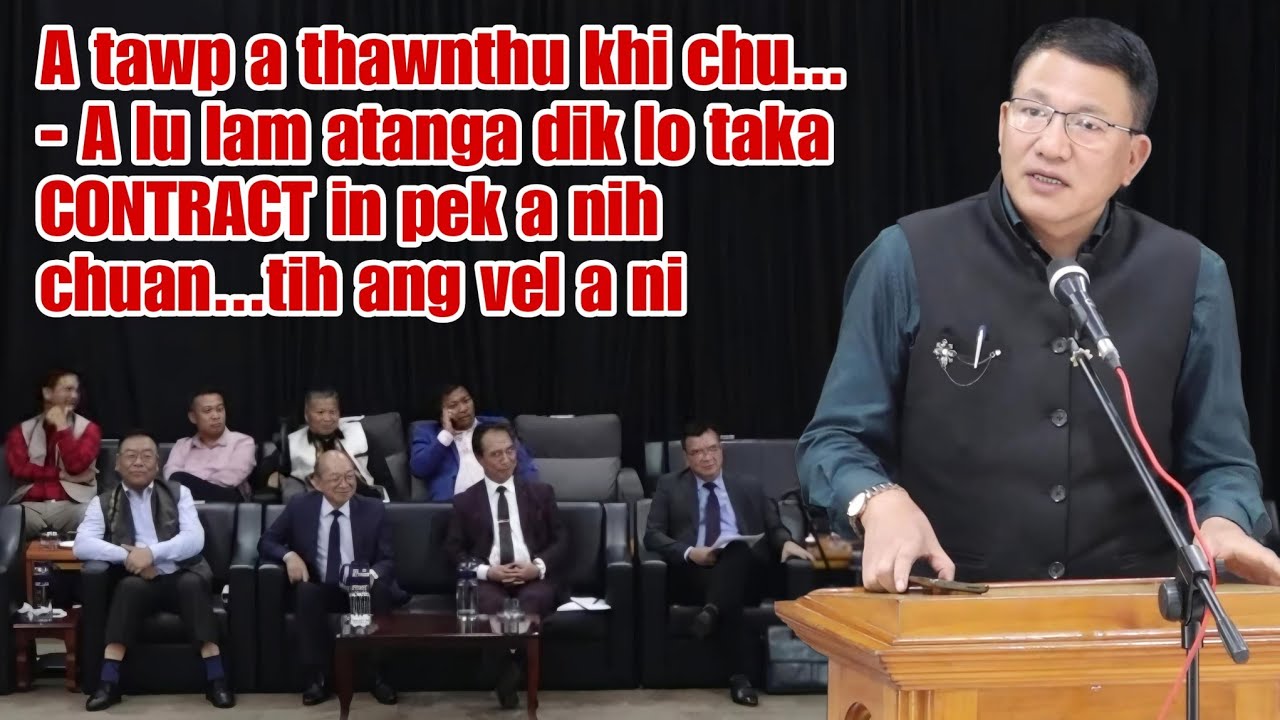 Pu H. Lalengmawia (IAS) in CM Pu Lalduhoma pawl te ADVICE a pe (Reaction)