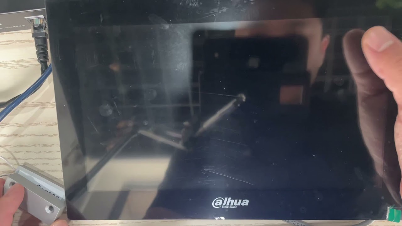 Dahua VTO2202F-P VTH2421FW-P VTH5341G-W door sensor alarm work test, open the door test