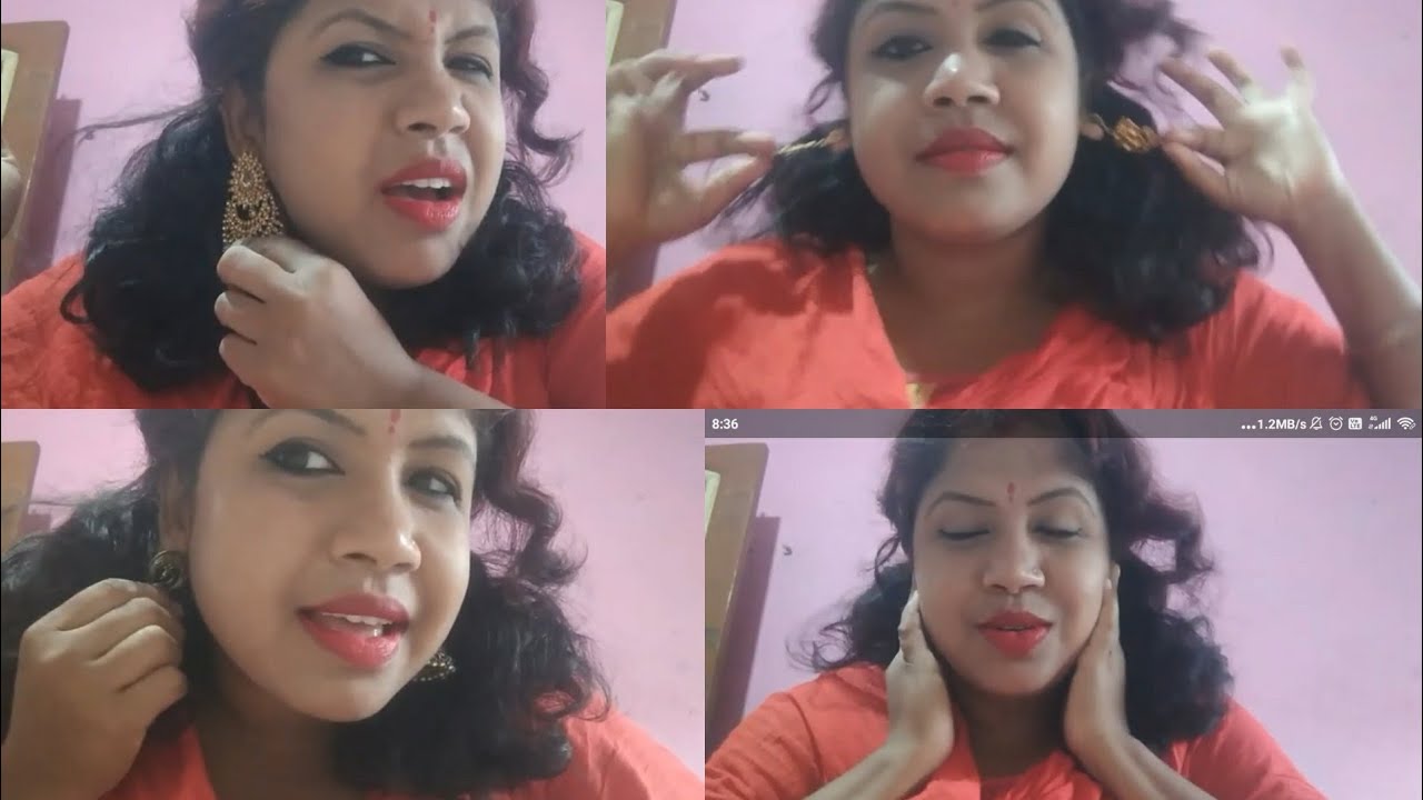 Earrings pulling challenge /four different earnings twisting challenge #challenge