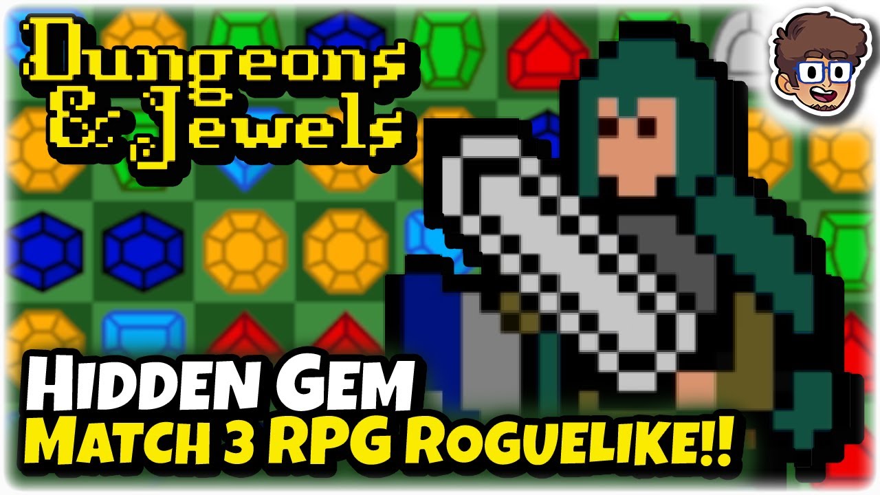 HIDDEN GEM Match 3 RPG Roguelike!! | Let's Try Dungeons & Jewels