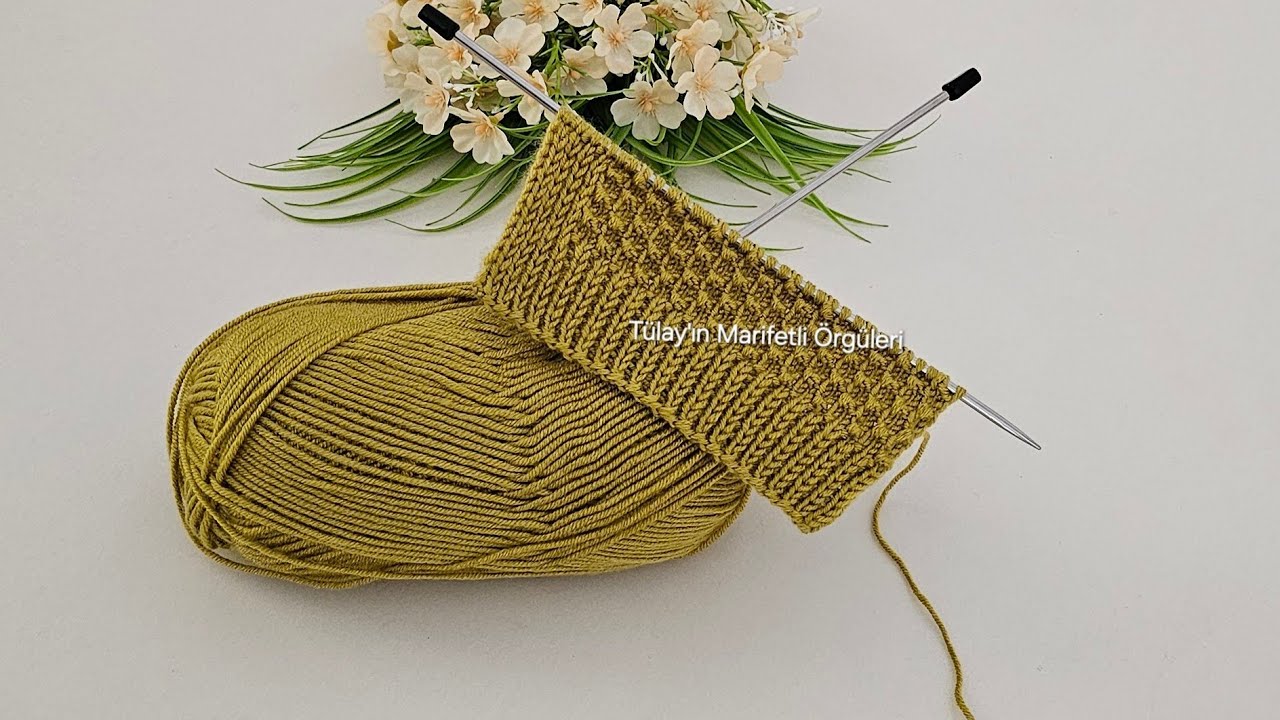 Свяжите жилет за три дня 🧶 Простая схема вязания на двух спицах