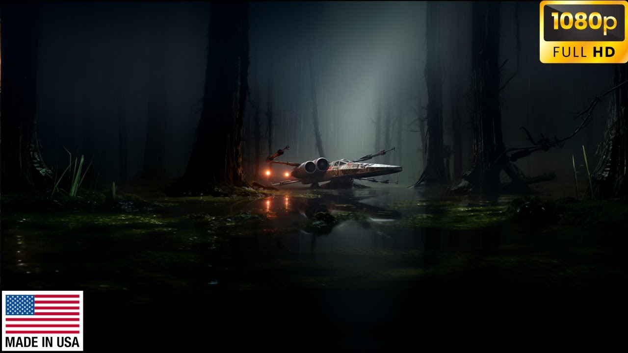 3 Hours On Dagobah - Star Wars Ambience - Rain & Swamp Sounds