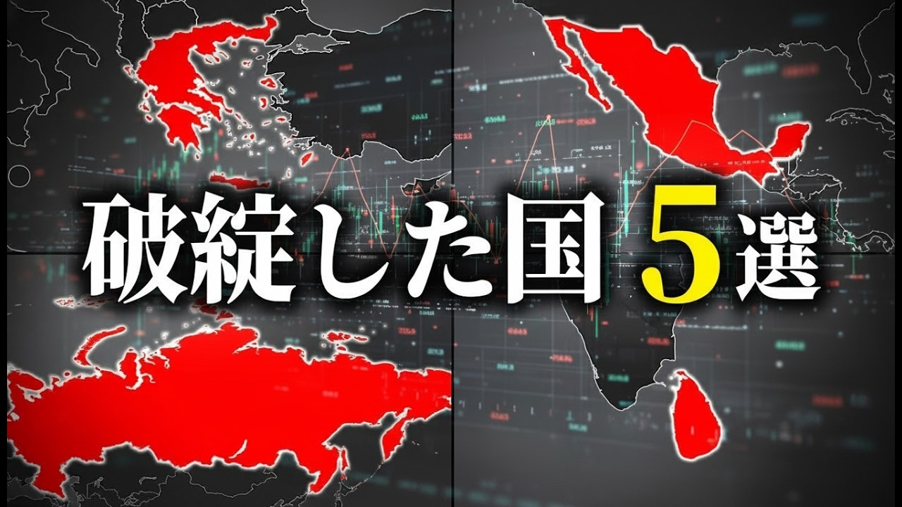 破綻した国5選【ゆっくり解説】