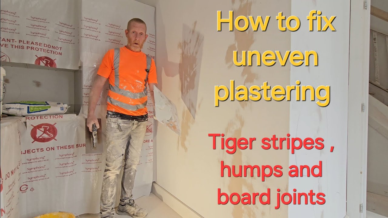 TIGER STRIPES IN PLASTERING 😪😪😪