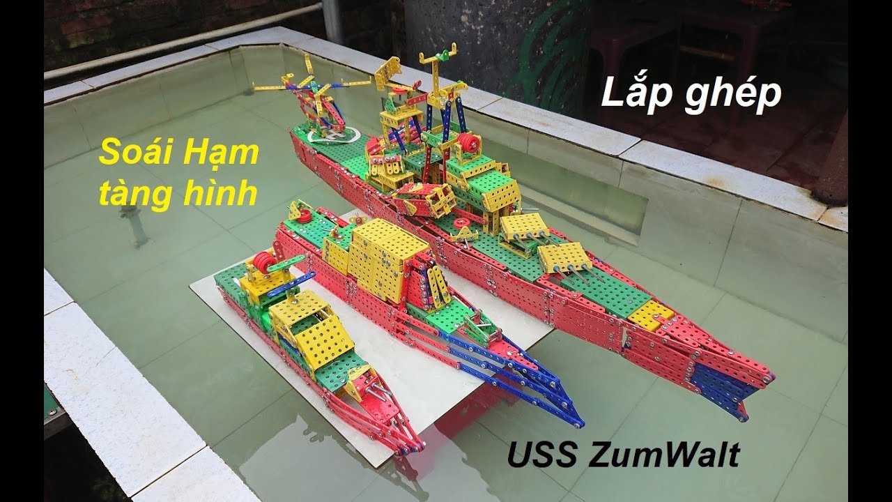 Lắp ghép Soái Hạm Tàng Hình USS ZumWalt và cuộc chiến bảo vệ căn cứ Minh Đức Channel.