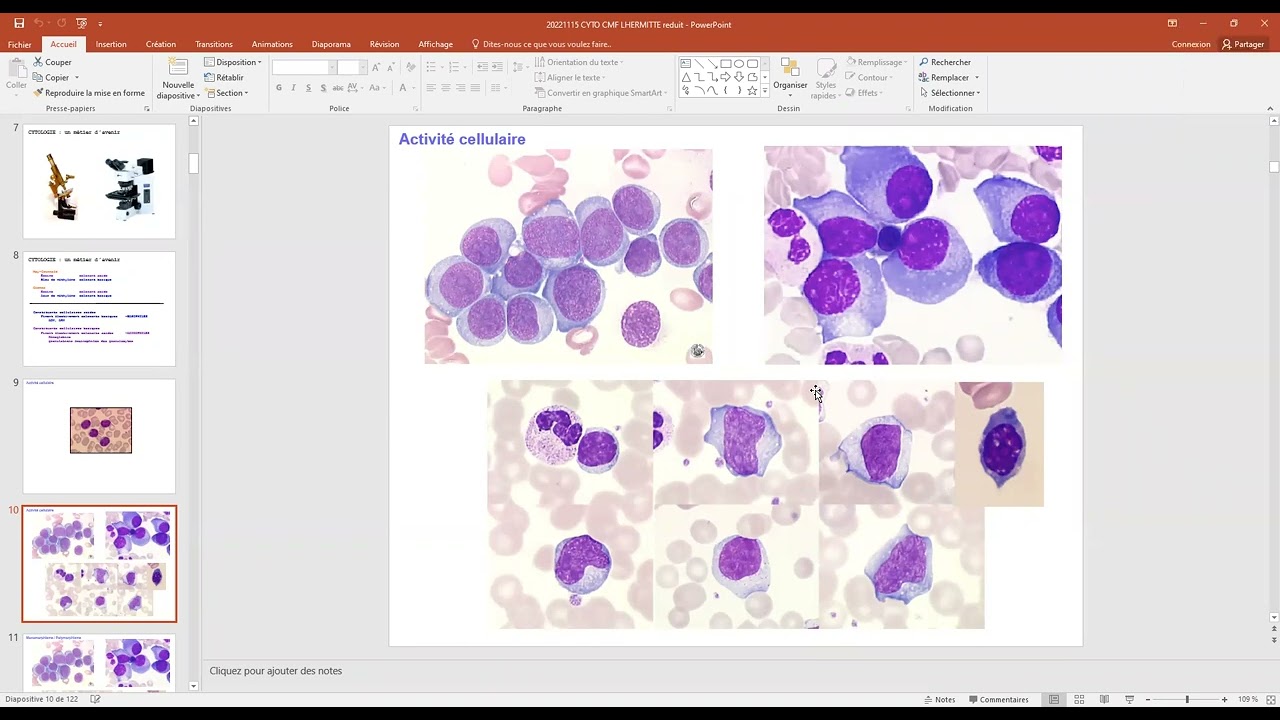 Phase socle 2022-2023 : Cytologie et cytometrie de flux