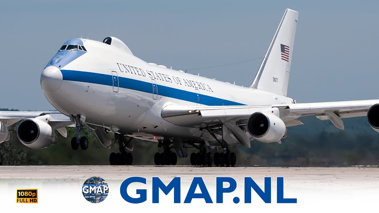 SECDEF J. Austin III first time visit to Europe with E-4B Command Post