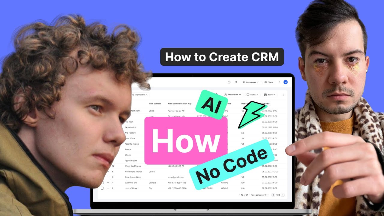 How to Create CRM Using AI and No Code