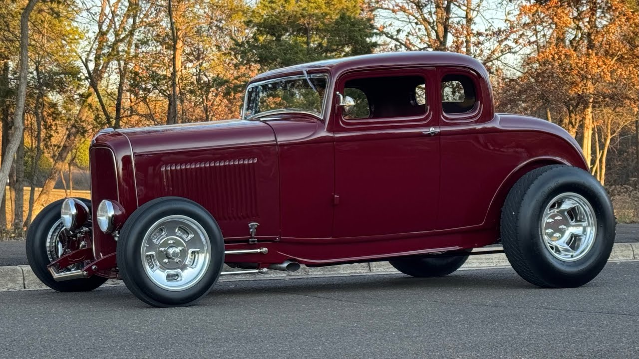 Ford Powered Henry Steel 1932 Ford Five Window Coupe FOR SALE! SOLD!
