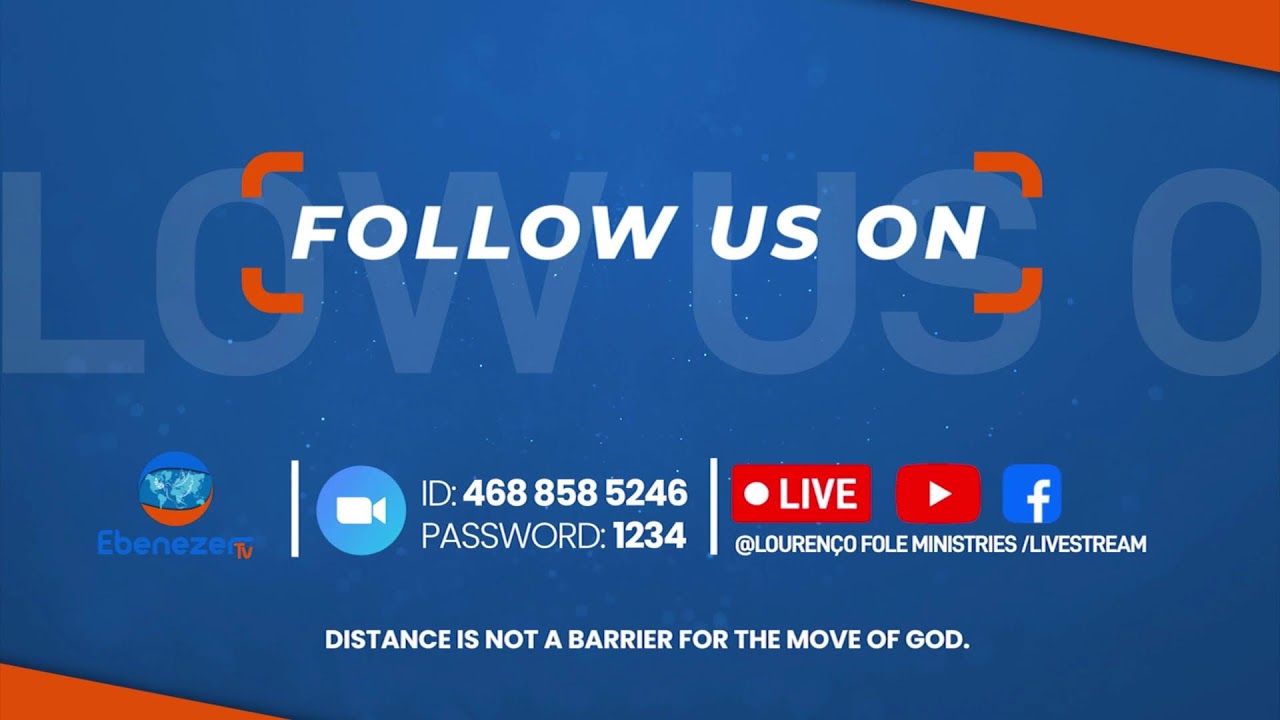 O LUGAR DE ENCONTRO COM DEUS | CULTO DE DOMINGO | EM DIRECTO | 01.02.2026