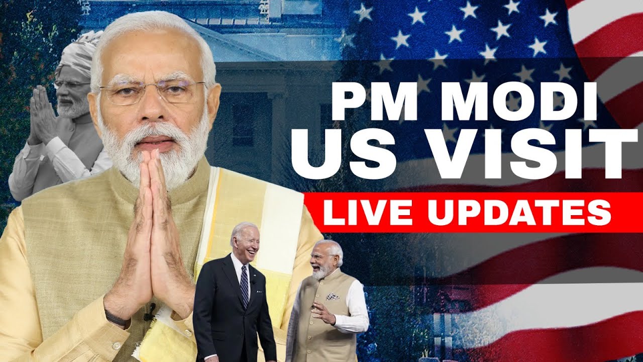 PM Modi US Visit Live | Joe Biden Hosts Narendra Modi For Dinner | India-US Bilateral Relations