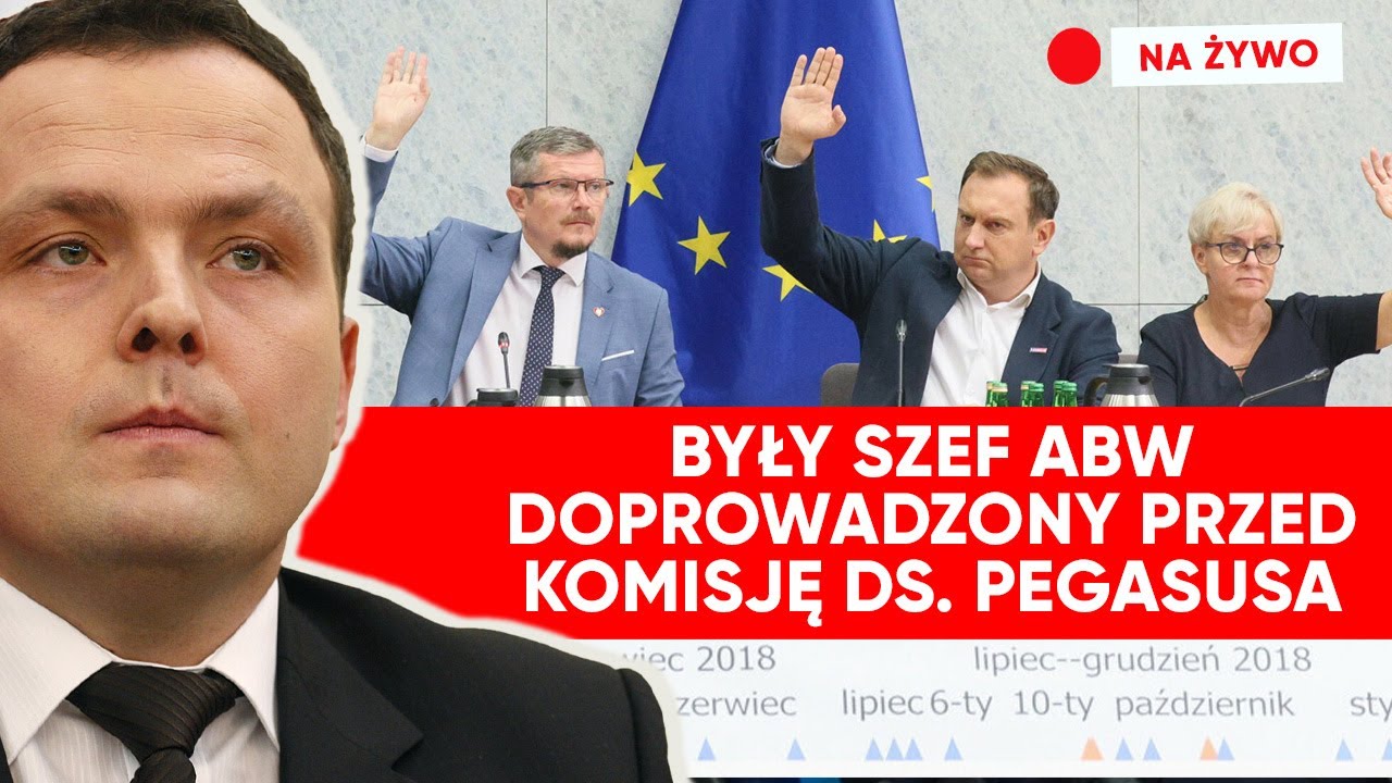 Były szef ABW zatrzymany. Pogonowski doprowadzony przed komisję ds. Pegasusa [NA ŻYWO]