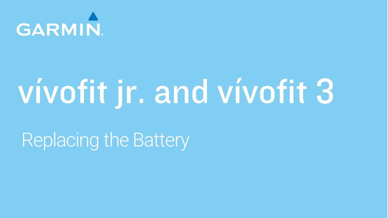 Tutorial - v&iacute;vofit jr. and v&iacute;vofit 3 : Replacing the Battery