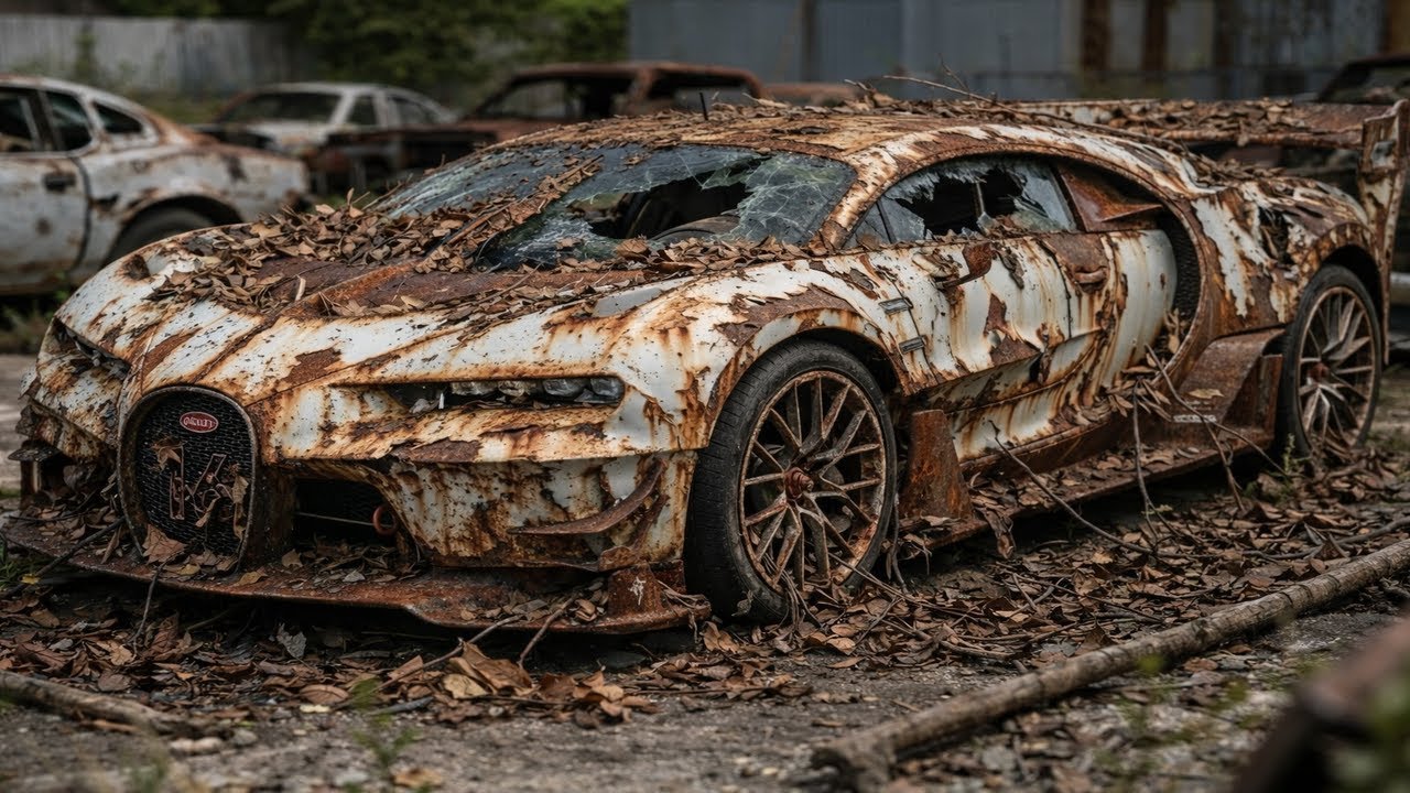 ASMR Car Restoration! Full Restoration of a Bugatti Vision Gran Turismo from Total Disrepair to New