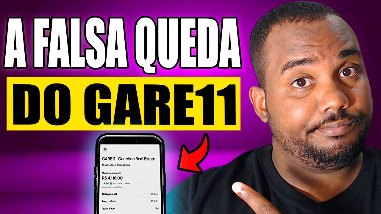 O pânico com o GARE11: Por que o mercado está sendo enganado (E eu comprei)