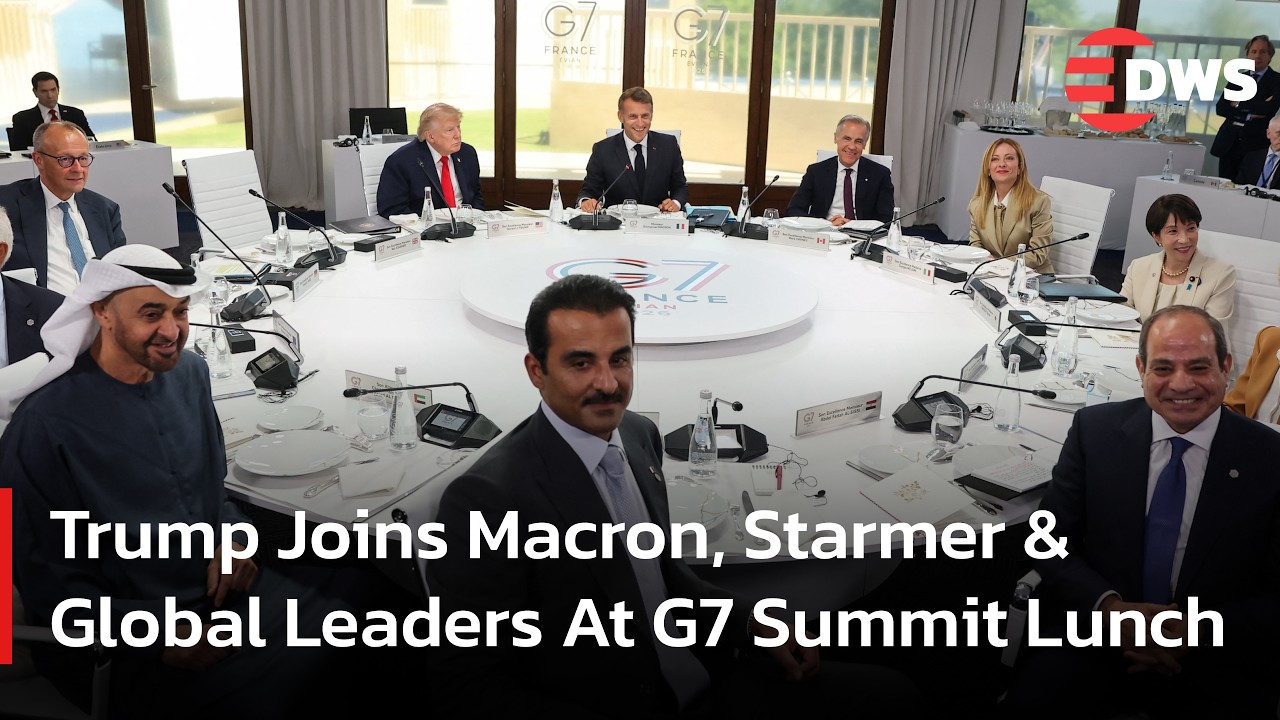 WATCH Major G7 Working Lunch With Trump, Meloni, Takaichi And Gulf Leaders | DWS News | AC1F