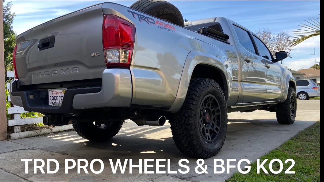 TOYOTA TRD PRO WHEELS & BFG KO2s