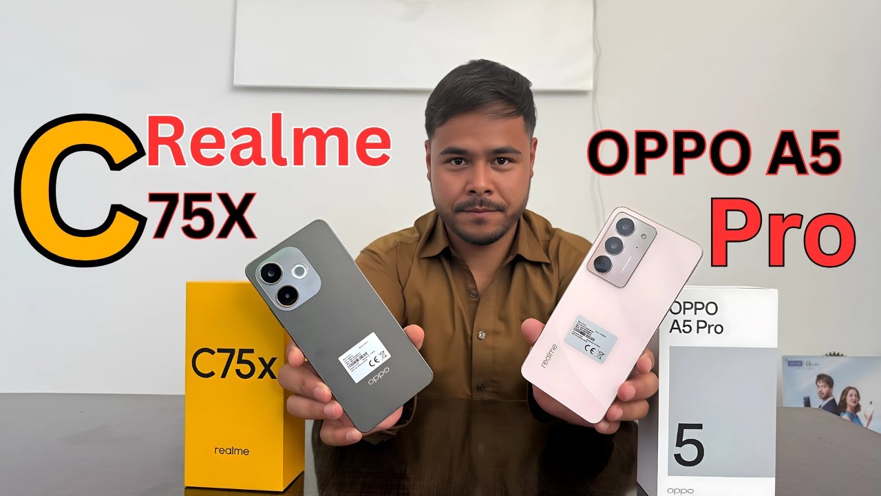 OPPO A5 Pro Vs Realme C75x || which one is better 🙄
