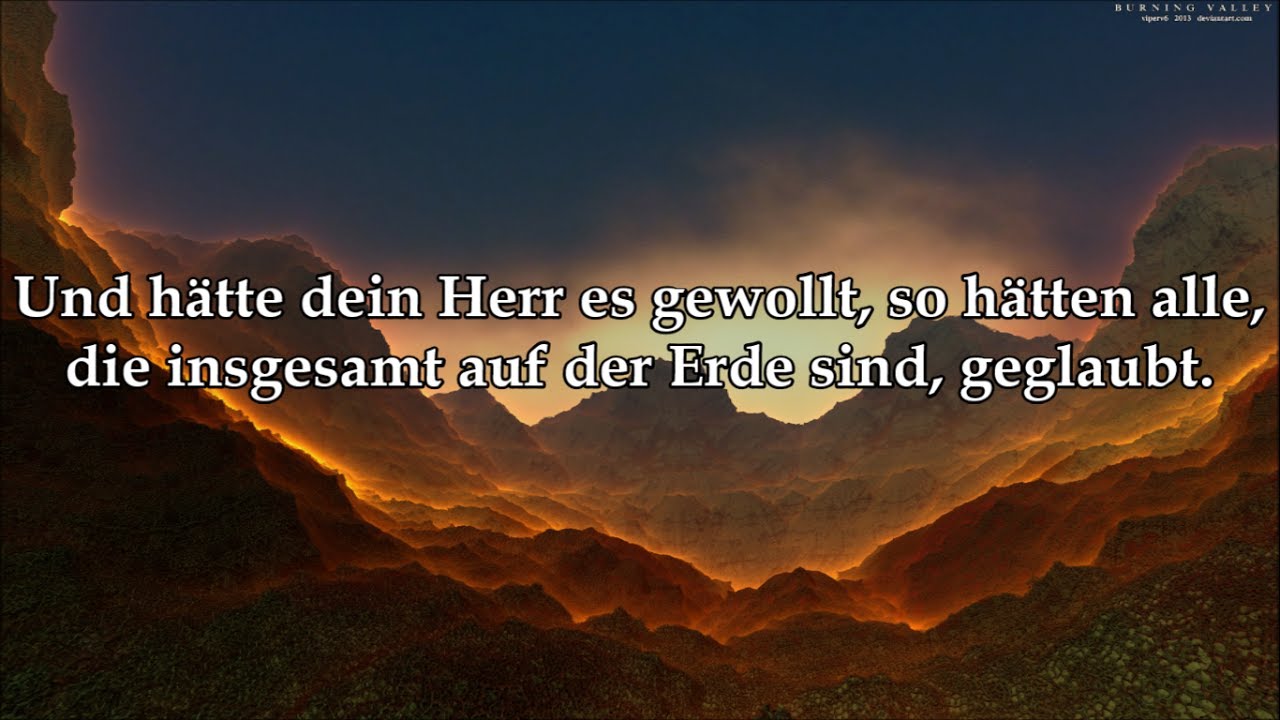 Koran auf deutsch mit Erklärung Sura 10 