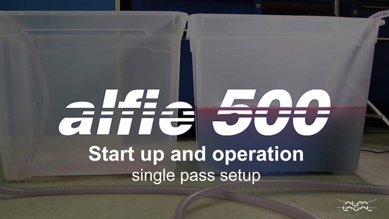 Alfie 500 - How to operate (tank-to-tank setup)