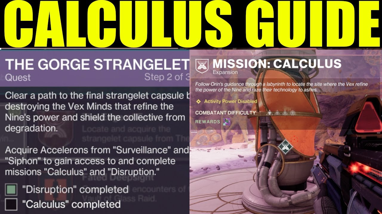 destiny 2 - calculus Mission walkthrough - Edge of fate (Legendary)