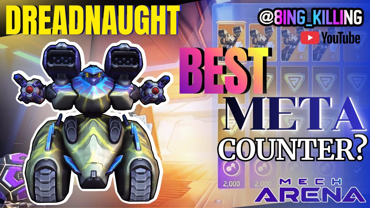 is dreadnaught secretly broken? i tested it 👀 #mecharena #gaming #mr8 #mecharenagameplay #meta