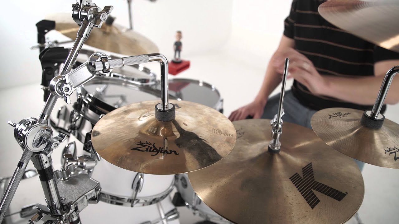 Mounting Cymbals and Accessories Using the SC-CLRA cymbal L arm accessory- Brent's Hang