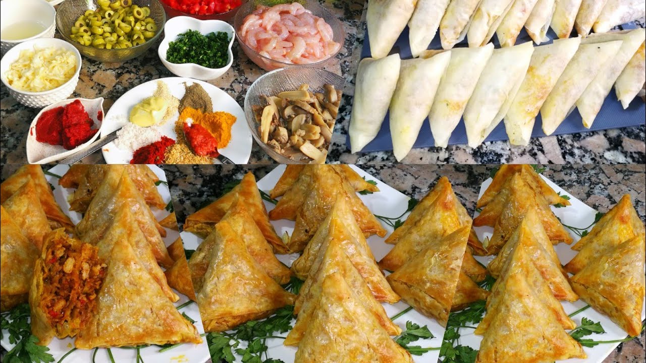 #بريوات بالكروفيت#  وشعرية الصينية من أروع مايكون.لذااذ مع شرح مبسط لطريقة للف البريوات 🥟