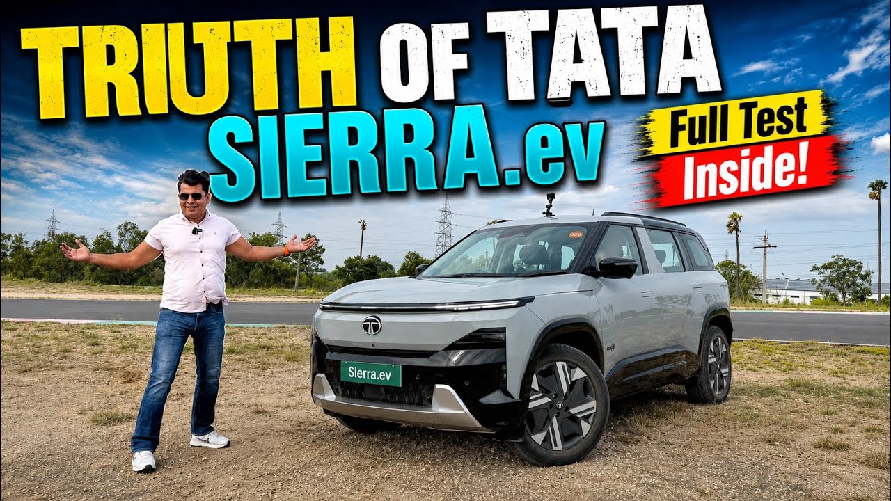 Tata Sierra.ev Full Test! Dekho Phir Khareedo ⚡ Off-Road, 0-100, Braking & More🔥