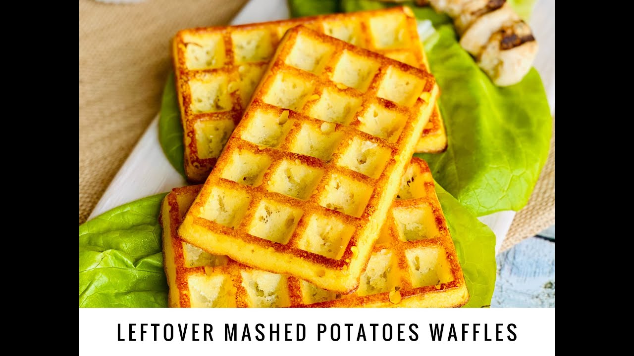 🥔Leftover Mashed Potatoes Waffles🧇 (Foodista #101)