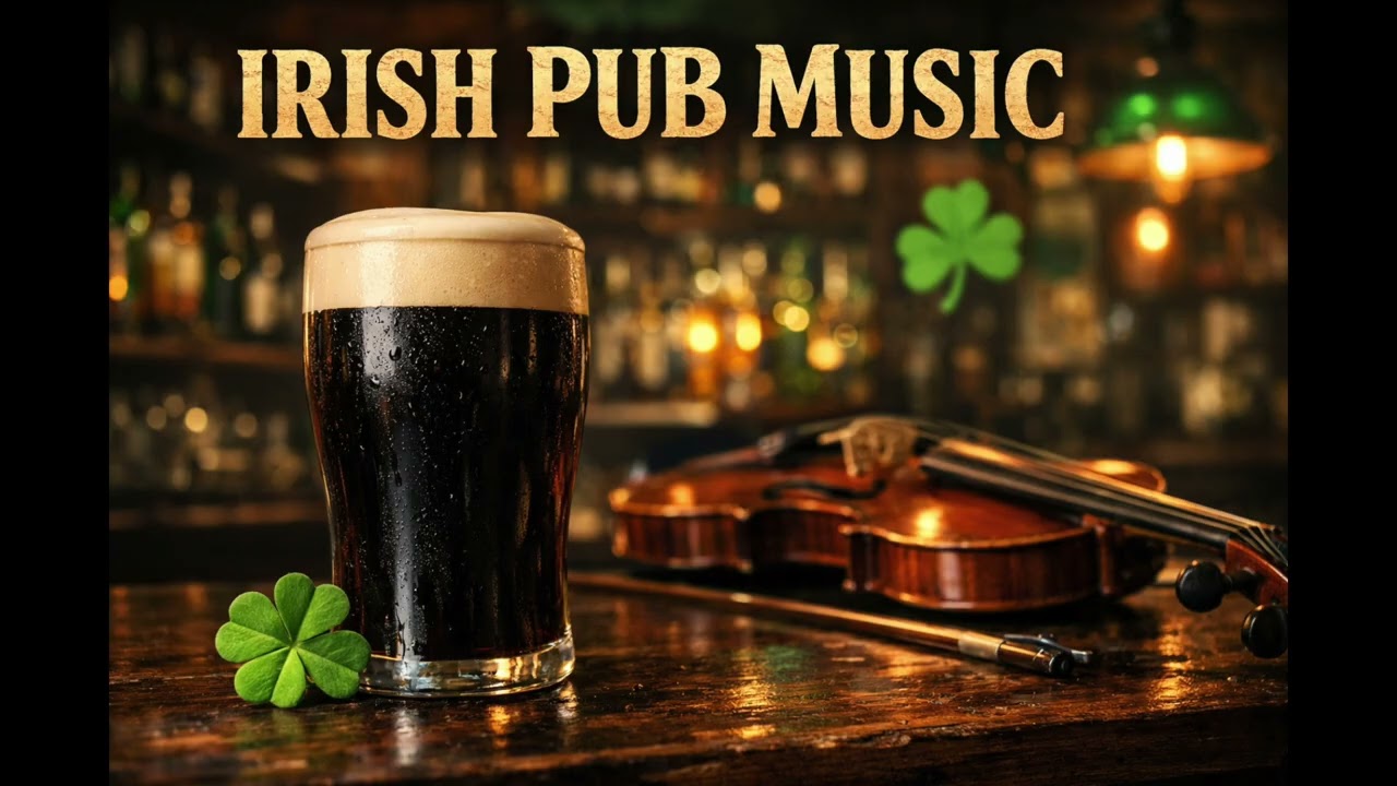 Irish Pub Background Music 🍀 Calm Celtic Work & Study (1H)