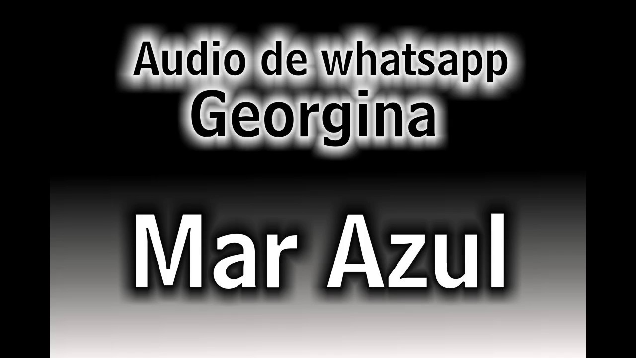 Audio de whatsapp - georgina 